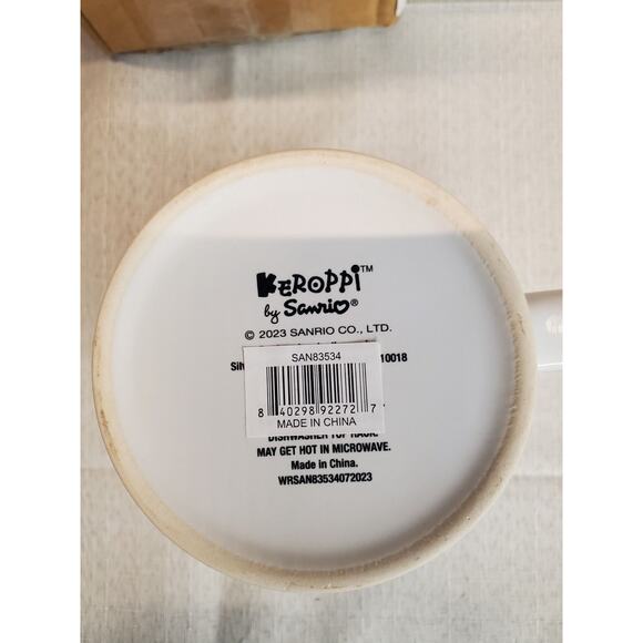 Keroppi Sanrio Coffee Mug Cup 2023 Official Licensed Cute Frog Character White - Picture 2 of 2